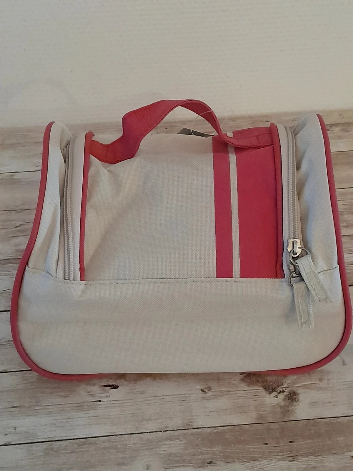 Bolsa, nécessaire ou maquiagem, rosa/cinza – photo 2